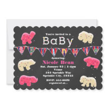 Invitaciones con Sprinkles para Baby Shower de Gal