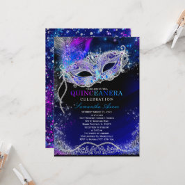 Invitaciones con tema de Quinceañera de Noche Estr