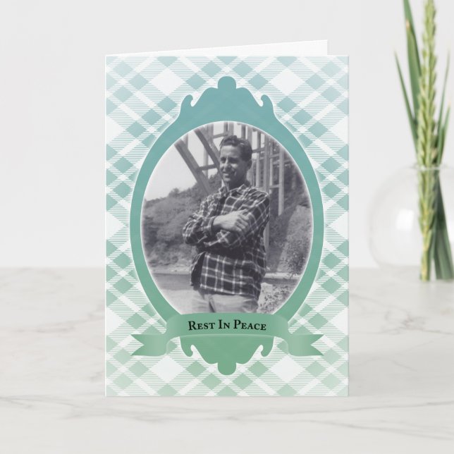 invitaciones conmemorativas de descanso en paz (Anverso)