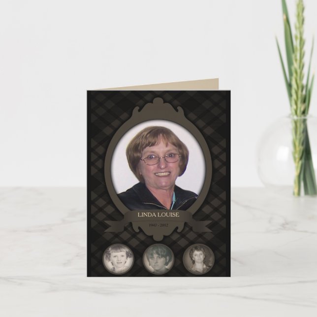 invitaciones conmemorativas de fotos a lo largo de (Anverso)