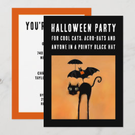 Invitaciones creativas de la fiesta de Halloween