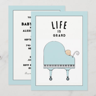 Invitaciones creativas para baby shower
