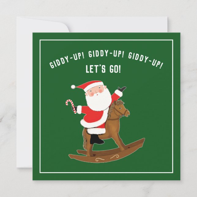 Invitaciones creativas para fiestas de Navidad (Anverso)