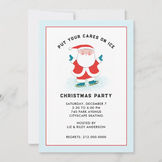 Invitaciones creativas para la fiesta de Navidad (Anverso)