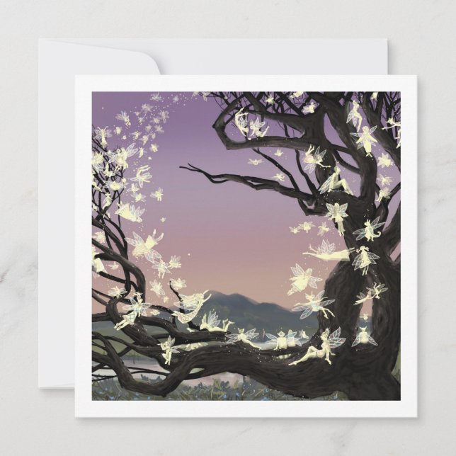 Invitaciones crepusculares de los Faeries (Anverso)