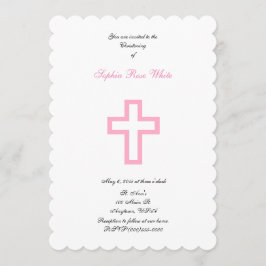 Invitaciones "cruzadas rosadas"