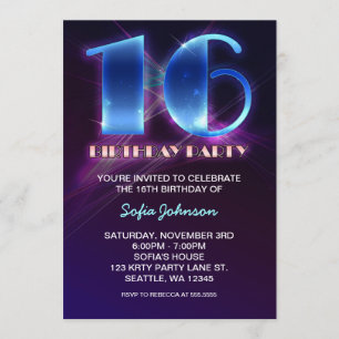 invitaciones de 16 años de diseño