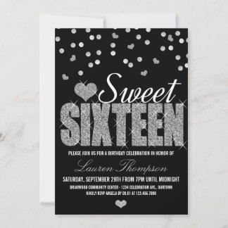 Invitaciones de 16 participantes a Silver Sparkle