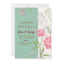 Invitaciones de Ahorro de Fecha de Boda 