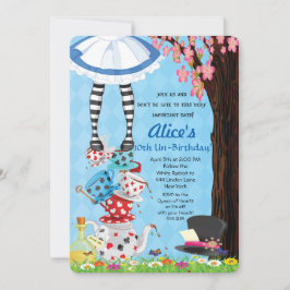 Invitaciones de Alice in Wonderland