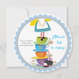 Invitaciones de Alice in Wonderland