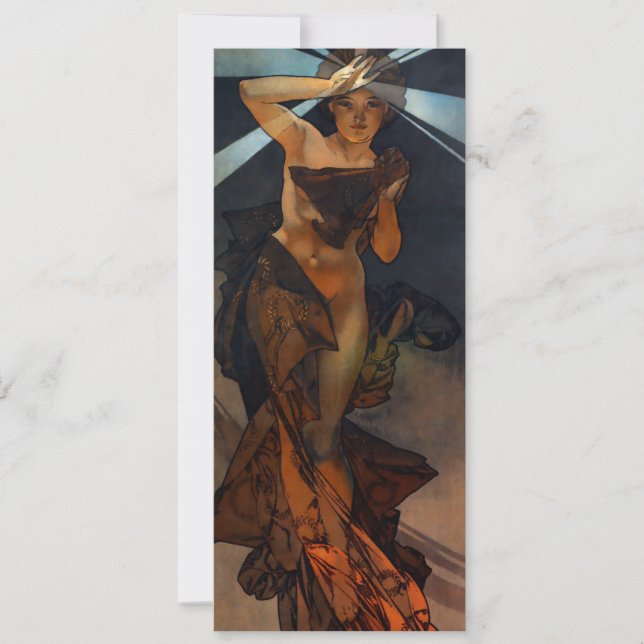 Invitaciones de Alphonse Mucha Morning Star (Anverso)
