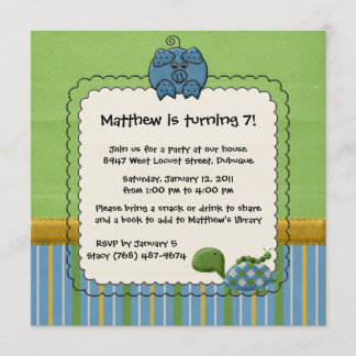 Invitaciones de amigos de patio trasero