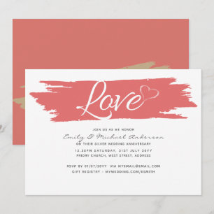 Invitaciones de aniversario de boda modernas - CUA