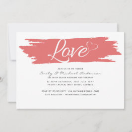 Invitaciones de aniversario de boda modernos - CUA