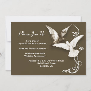 invitaciones de aniversario de bodas