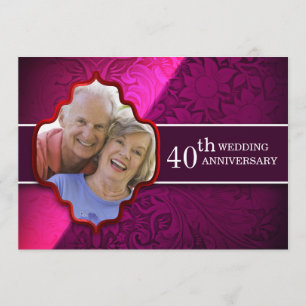 invitaciones de aniversario de bodas con fotos de
