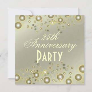 Invitaciones de aniversario de plata, 25º aniversa