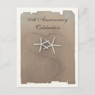 Invitaciones de aniversario de Starfish