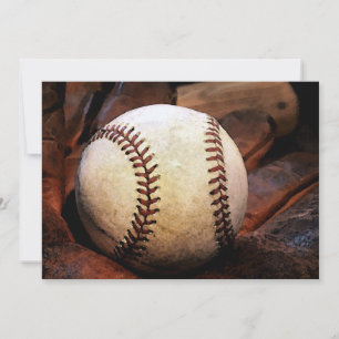 Invitaciones de Arte de Béisbol