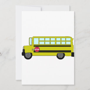 Invitaciones de Autobús Verde