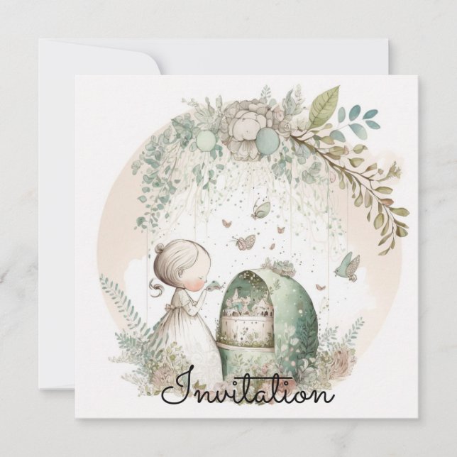 Invitaciones de Baby Shower (Anverso)