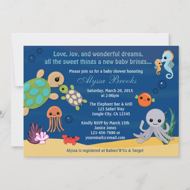 Invitaciones de Baby Shower de las burbujas de los (Anverso)
