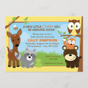 Invitaciones de Baby Shower de los amigos del
