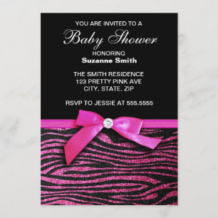 Invitaciones de Baby Shower del chica del