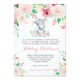 Invitaciones Elefante Zazzle Es