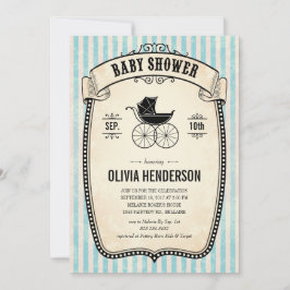 Invitaciones de Baby Shower del muchacho del
