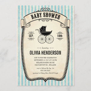 Invitaciones de Baby Shower del muchacho del