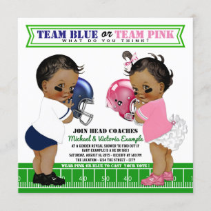 Invitaciones de Baby Shower para Revelación de Gén