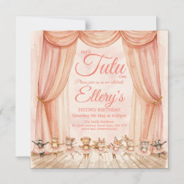 Invitaciones de Bailarina del Bosque al Agua 🦊🐰�