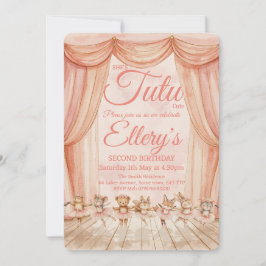 Invitaciones de Bailarina del Bosque al Agua 🦊🐰�
