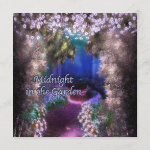 Invitaciones de baile de graduación bajo la luz de