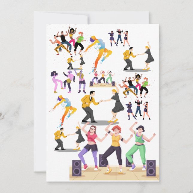 Invitaciones de baile de invitación (Anverso)