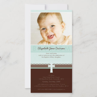 INVITACIONES DE BAPTISMO FOTOGRÁFICO :: puro 3