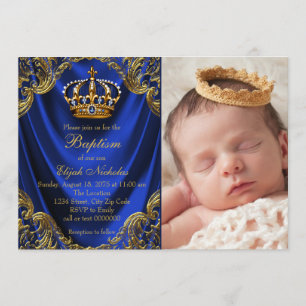Invitaciones de Bautizo del Príncipe Heredero Real