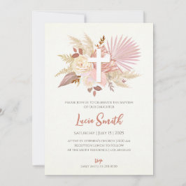 Invitaciones de bautizo para niña como invitacione