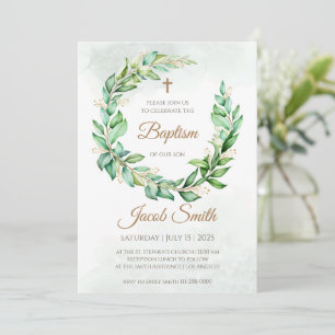 Invitaciones de Bautizo para Niño