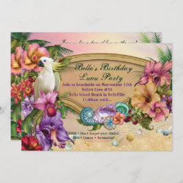 Invitaciones de Beach and Luau Party