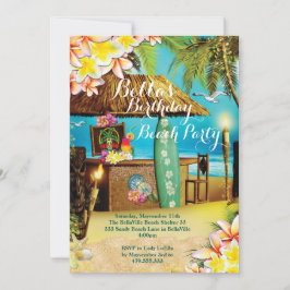 Invitaciones de Beach and Luau Party