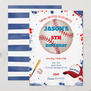 Invitaciones de béisbol