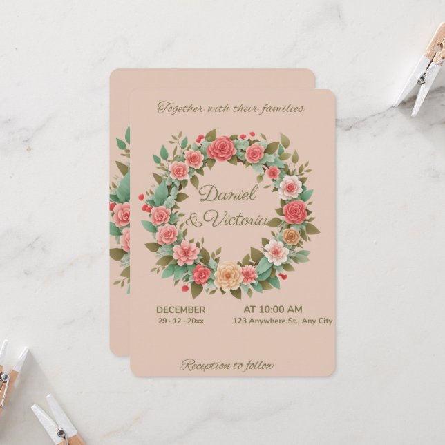 Invitaciones de Boda (Anverso/Reverso In Situ)