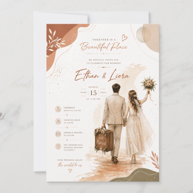 invitaciones de boda (Anverso)