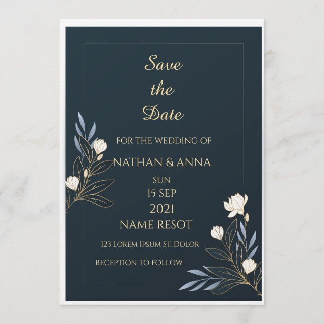 Invitaciones de Boda (Anverso)