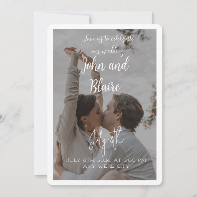 Invitaciones de Boda   (Anverso)