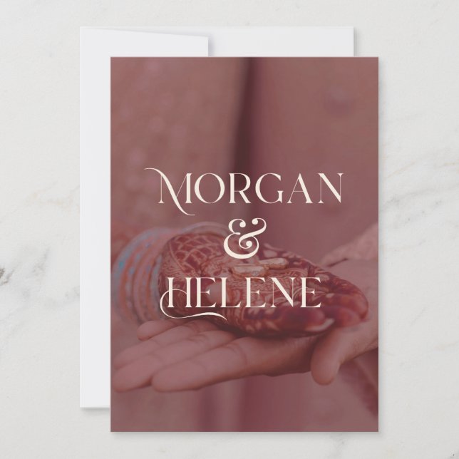 Invitaciones de boda (Anverso)