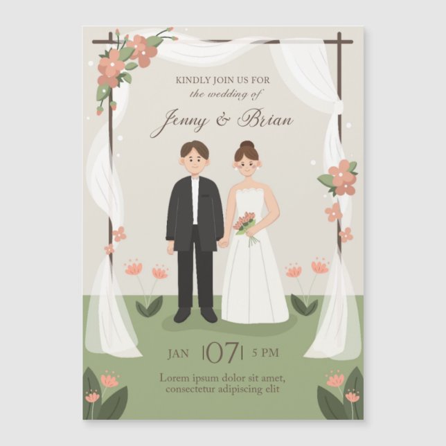 Invitaciones de boda (Anverso)